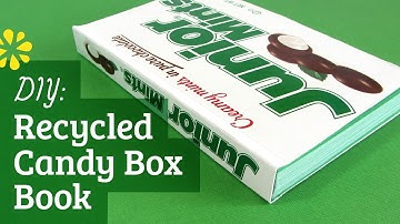 DIY Recycled Candy Box Book | Perfect Bookbinding Tutorial | Sea Lemon