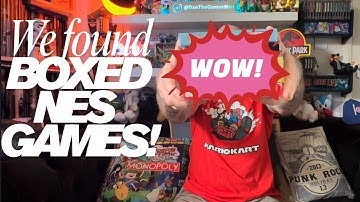 We found Boxed NES Games! 