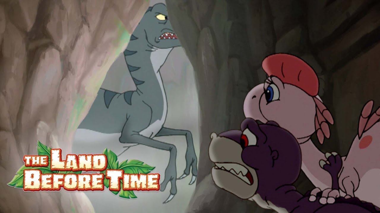 Hiding From Sharpteeth | The Land Before Time