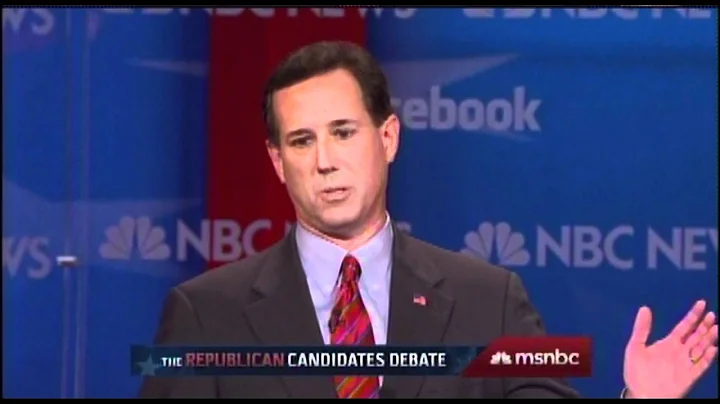 Rick Santorum on Ron Paul -- Has No Track Record, Has Been Unsuccessful At Accomplishing Anything