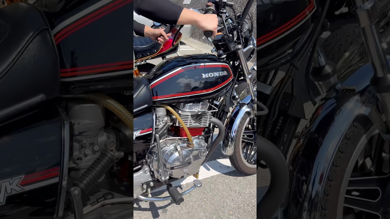 バブ【CB250T】といえばこのマフラーだよね。ガゼル管 ホーク　ホーク2