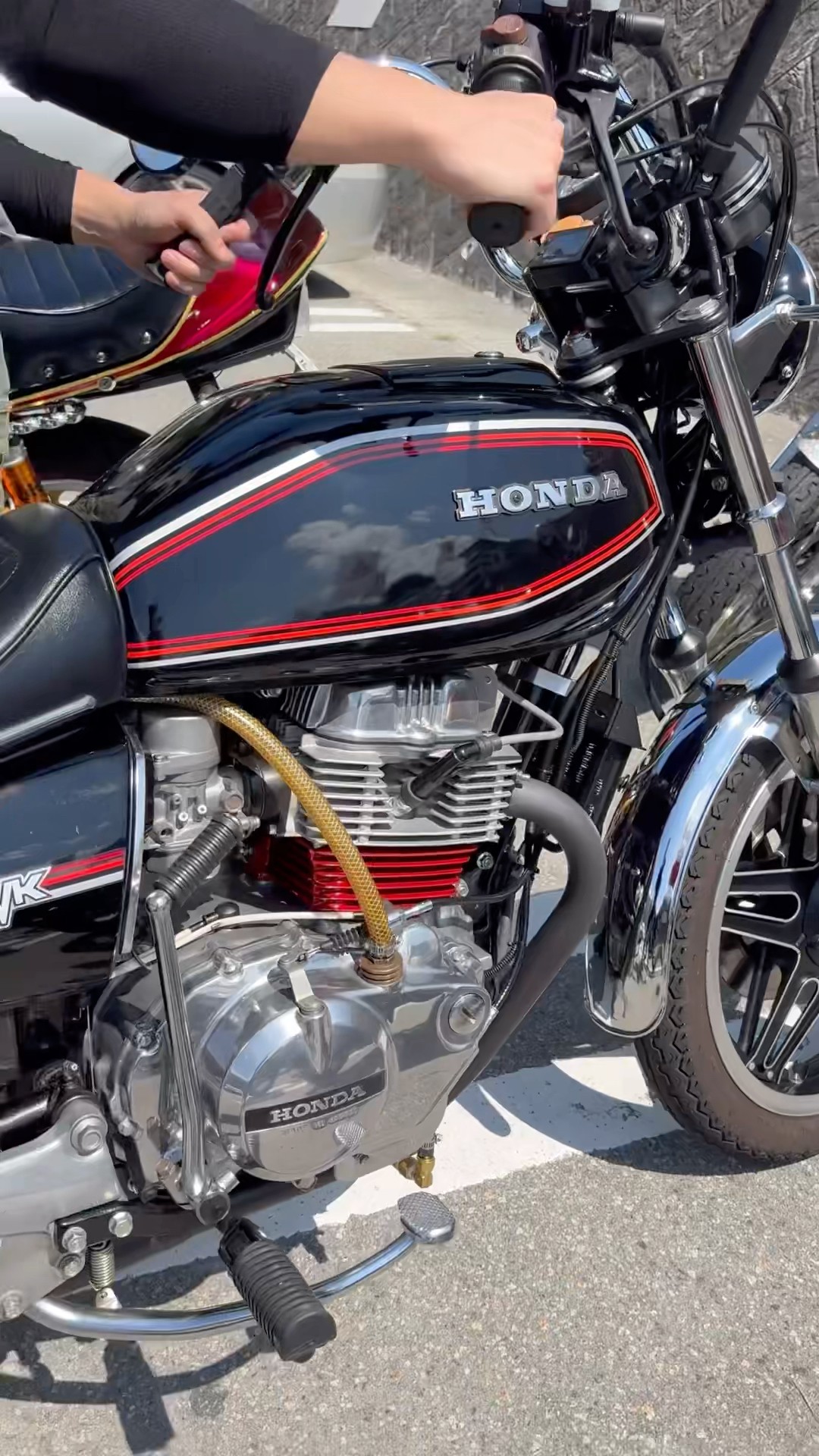 バブ【CB250T】といえばこのマフラーだよね。ガゼル管 ホーク ホーク2