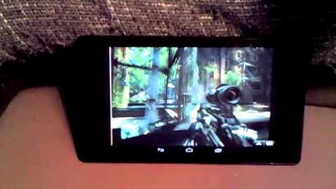 Crysis 2 on Google nexus 7 (2013)