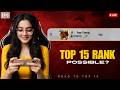 TOP 15 HOKE REHGA🥲🔥CONQUEROR BGMI LIVE  RANK PUSH WITH ANNY😎#bgmilive #shorts #shortfeed #pubgm