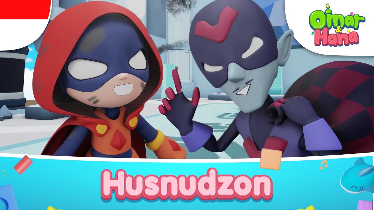 Husnudzon | Lagu Anak Islami | Omar & Hana Subtitle Indonesia