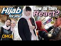 🇰🇷 Putting a Hijab on market Ajummas. How will they react? | Mangwon traditional market