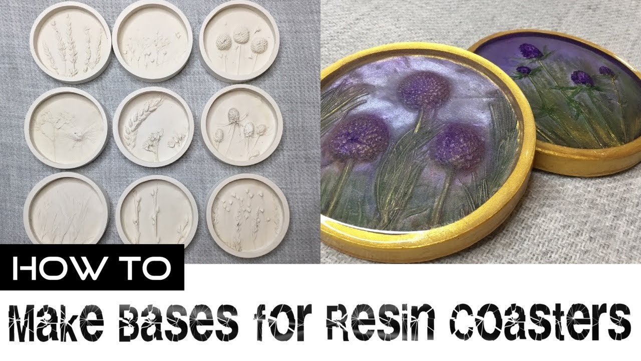 Как сделать гипсовые основы с цветами для подставок из смолы — обязательно посмотрите!