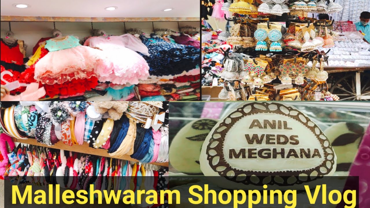 Malleshwaram Shopping Vlog ಜಾಮು baby birthday ಶಾಪಿಂಗ್ Vlog👗🧁🎂🛍️ YouTube