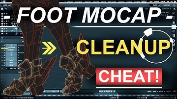 Blender + Kinect (Part 10) - Foot MoCap Clean-Up CHEAT (In 60 Seconds!!!)