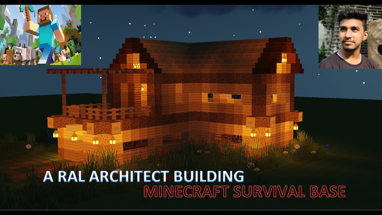 Minecraft How To Build A Wooden House Easy Survival House Tutorial Minecraft Gameplay In Hindi Youtube