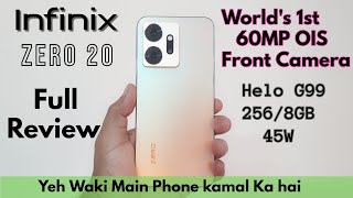 Infinix Zero 20 Full Review | 60MP OIS Front Camera | 108MP | Helio G99 | X6821 | In Urdu &amp; Hindi