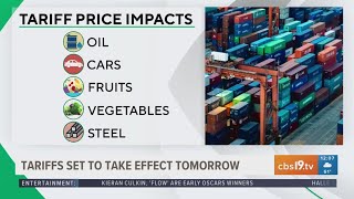 Trump's tariffs on Mexico, Canada set to go into effect Tuesday