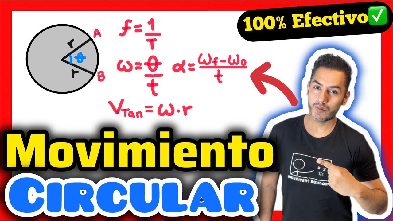 ✅​MOVIMIENTO CIRCULAR UNIFORME Ejercicio [𝐀𝐩𝐫𝐞𝐧𝐝𝐞 𝐝𝐞𝐬𝐝𝐞 𝐜𝐞𝐫𝐨😎​🫵​💯​] Física