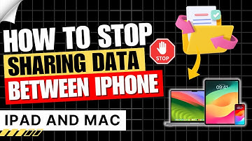 How to Stop Sharing Data Between iPhone to iPad and MAC ✅