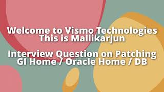 Interview_Questions_2🚀Oracle Patching 🚀 | GI, Oracle Home & Database (Q&A) | OPatch & OPatchauto