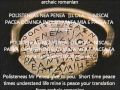 Thracian Language Ezerovo Ring Translation