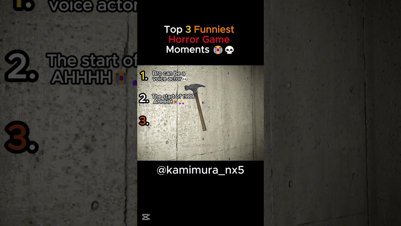 Top 3 Funniest Horror Game Moments You Ll Be In Tears 
