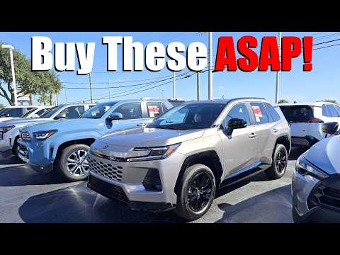 Buy These Toyota Vehicles ASAP!