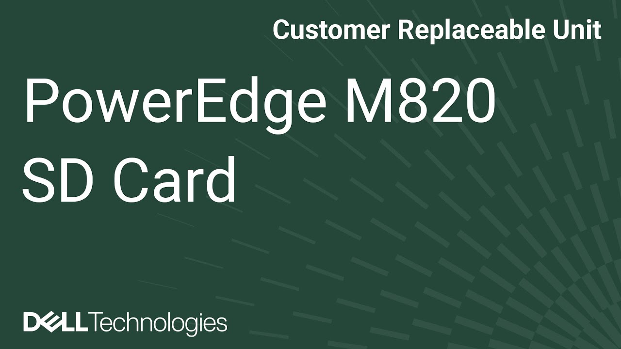 PowerEdge M820 : Embedded SD Card