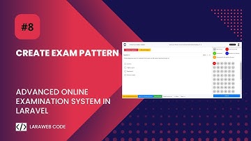 Part- 8 Create Exam Pattern | Advanced Online Examination System in Laravel #php#laravel
