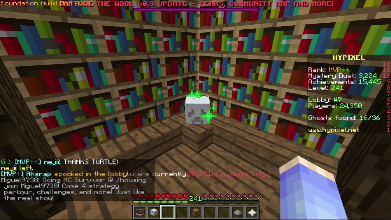 Hypixel EVERY GHOST LOCATION (36/36) - Main Lobby Achievement Guide ...