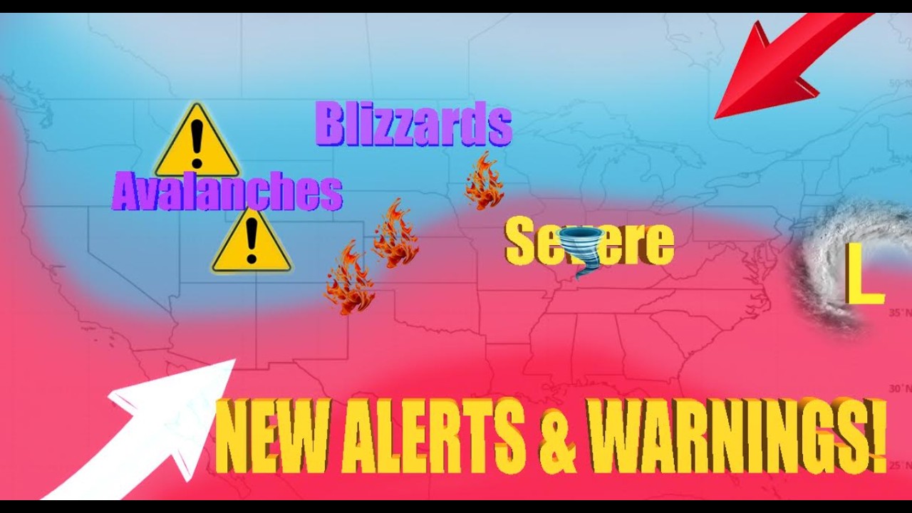 The Weather Just Got Intense! - Widespread Alerts & Warnings NOW