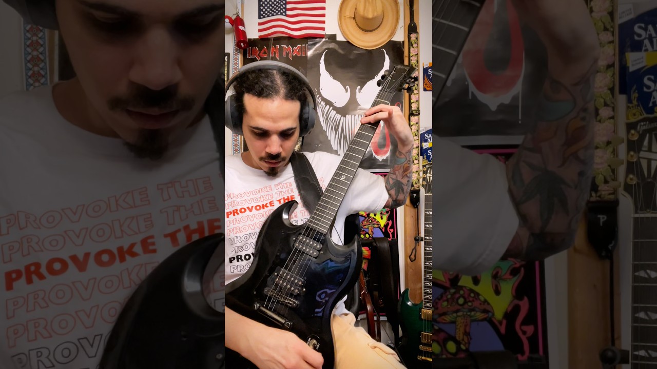 Drop C MADNESS #metal #guitar #newriff