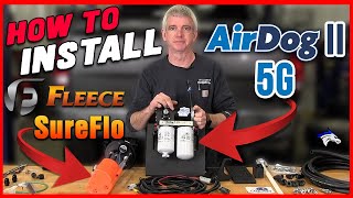 How To Install AirDog II 5G Lift Pump, Fleece Sending Unit, Fleece Fuel Filter Delete #cummins #fyp