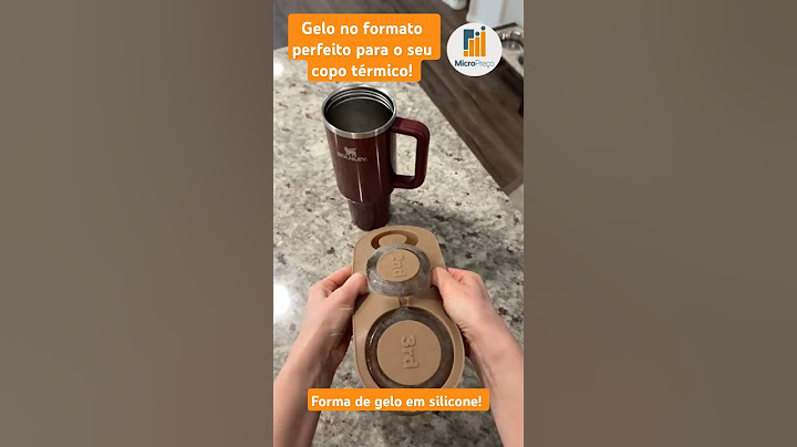 A forma bandeja molde de gelo perfeita para copo stanley e ainda barato! #shopee #cozinha #gelo