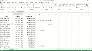 Pivot Table Part 5 in Hindi - How to Calculate Working Hours using Pivot Table