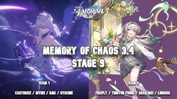 Memory of Chaos 3.4 -- Stage 9 -- Honkai Star Rail