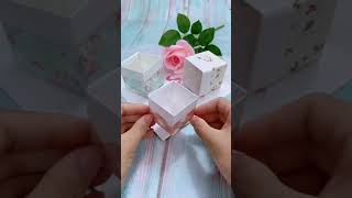 Make a small cardboard boxصنع صندوق صغير من الورق المقوى