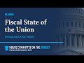 Fiscal State of the Union