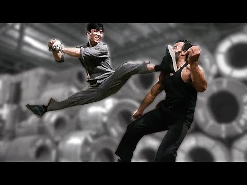 Донни Йен -Дракон Яу- против качка  Donnie Yen -Dragon Yau- Vs Bodybuilder