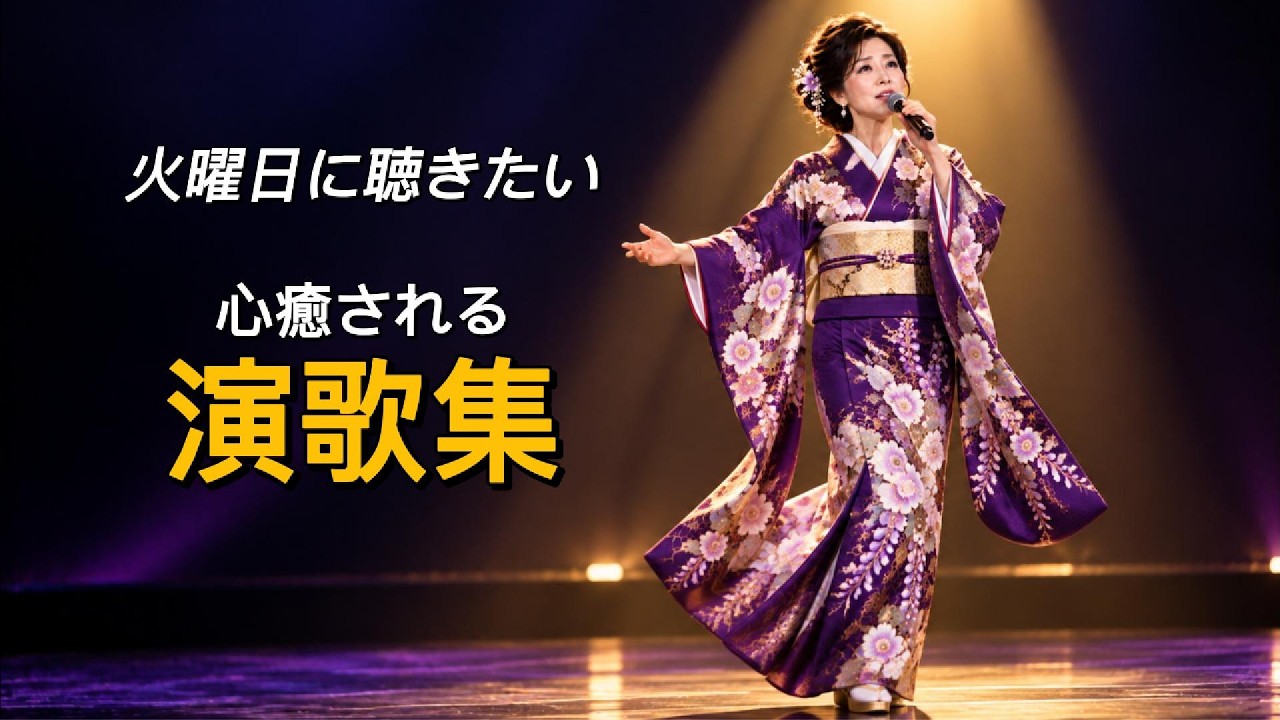 2026女性演歌] 火曜日にゆっくり聴きたい、心癒されるやさしい演歌集