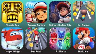 Temple Run,Subway Surf,Subway Surf City,Cat Runner,Super Wings,Bus Rush,Pj Masks,Mario Kart screenshot 5