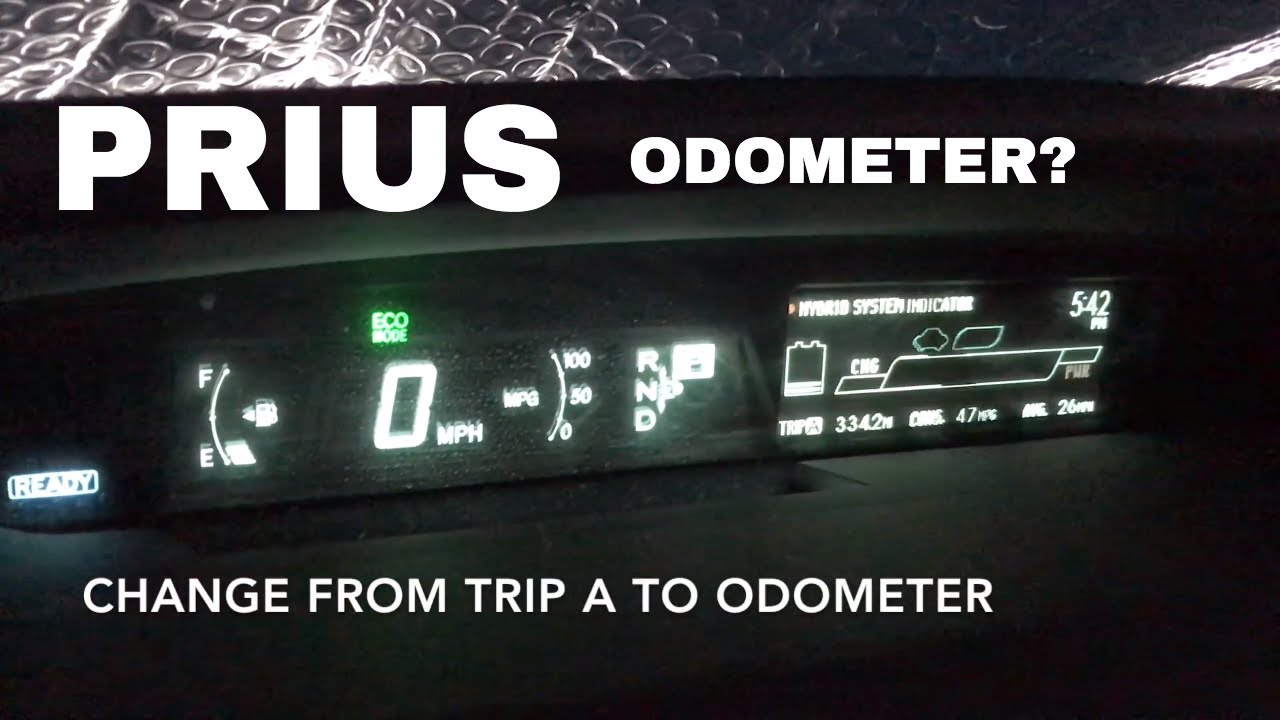 🚗 🚕 How To Check Odometer Reading On Prius Tutorial