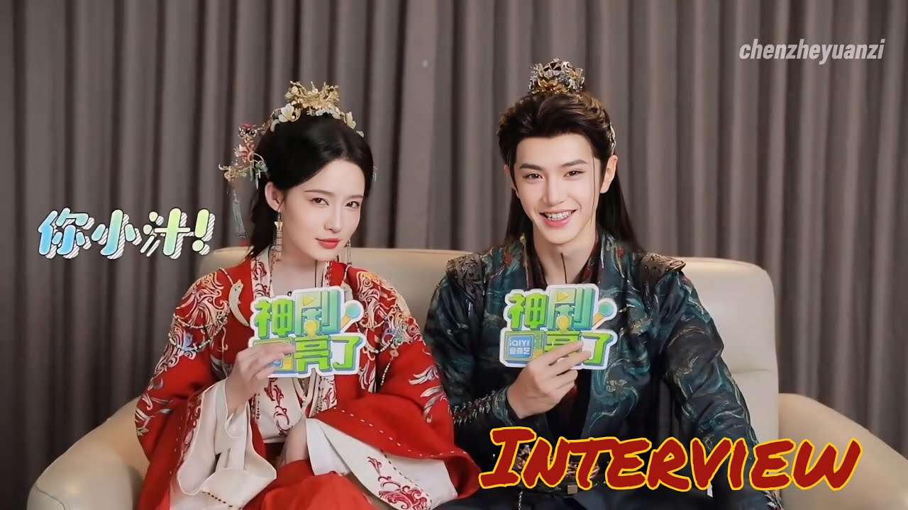 [ENG SUB] Chen Zheyuan searches for Li Qin's kissing scenes compilation? | Fated Hearts interview