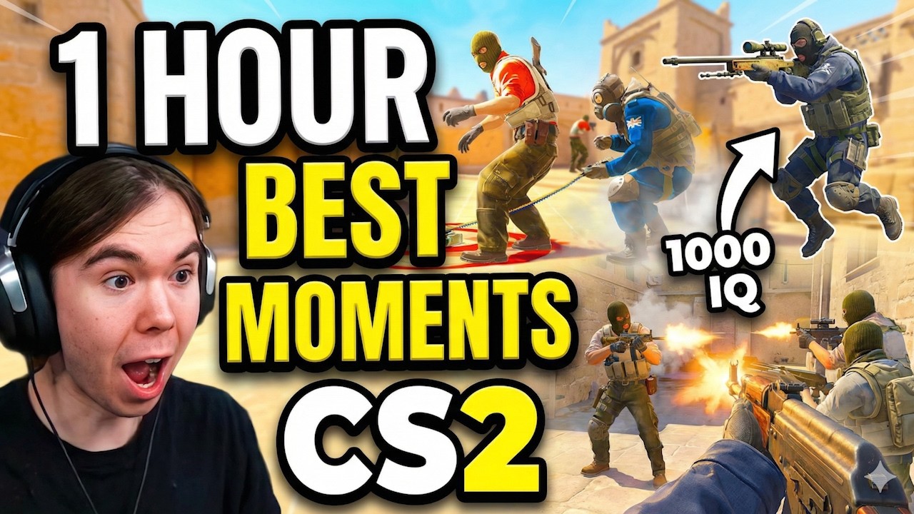 1 Hour of CS2 INSANE PRO MOMENTS 🤯 (Highlights)