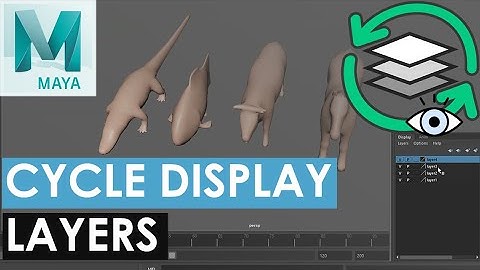 (MAYA) Cycle Display Layer Visibility
