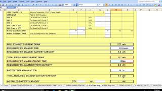 Completing the GEMC FireLink Standby Calculation Worksheet for a Default Configuration. screenshot 2