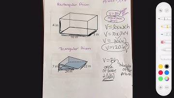 Volume of Rectangular and Triangular Prisms