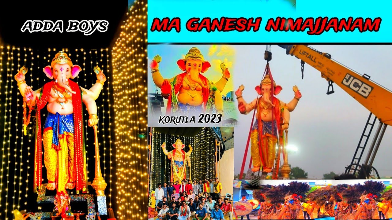 adda boys ganesh🙏 nimajjanam🥁🚩