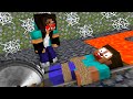 Monster School : SAVE THE HEROBRINE CHALLENGE - Minecraft Animation