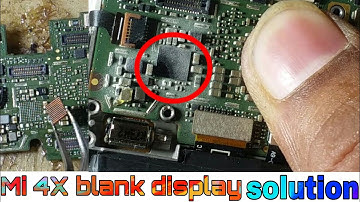Mi Redmi 4x | blank display Power IC short | IC Change Problem Solution