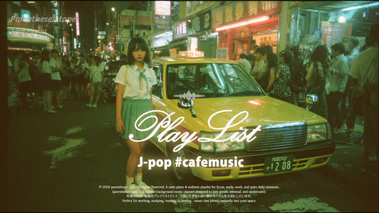 𝒫𝓁𝒶𝓎𝐿𝒾𝓈𝓉 #𝑱-𝑷𝑶𝑷 🌃 도쿄 거리에서 듣는 것 같은 핫한 레트로 감성 플리 ☕️ | 12시간 연속재생 | #CafeBGM 제이팝 플레이리스트