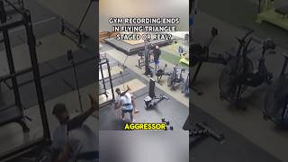 Gym Drama Turns into Flying Triangle—Staged or Real