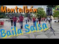 Taller de salsa en la plaza Bolívar de Montalbán - Carabobo. Dictado por SIX LATIN ACADEMIA
