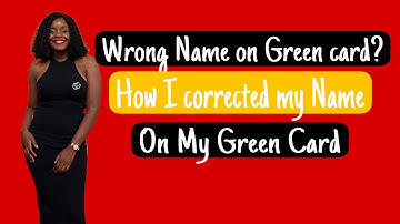 How To Fix A Green Card spelling Error#greencard #immigration #uscis