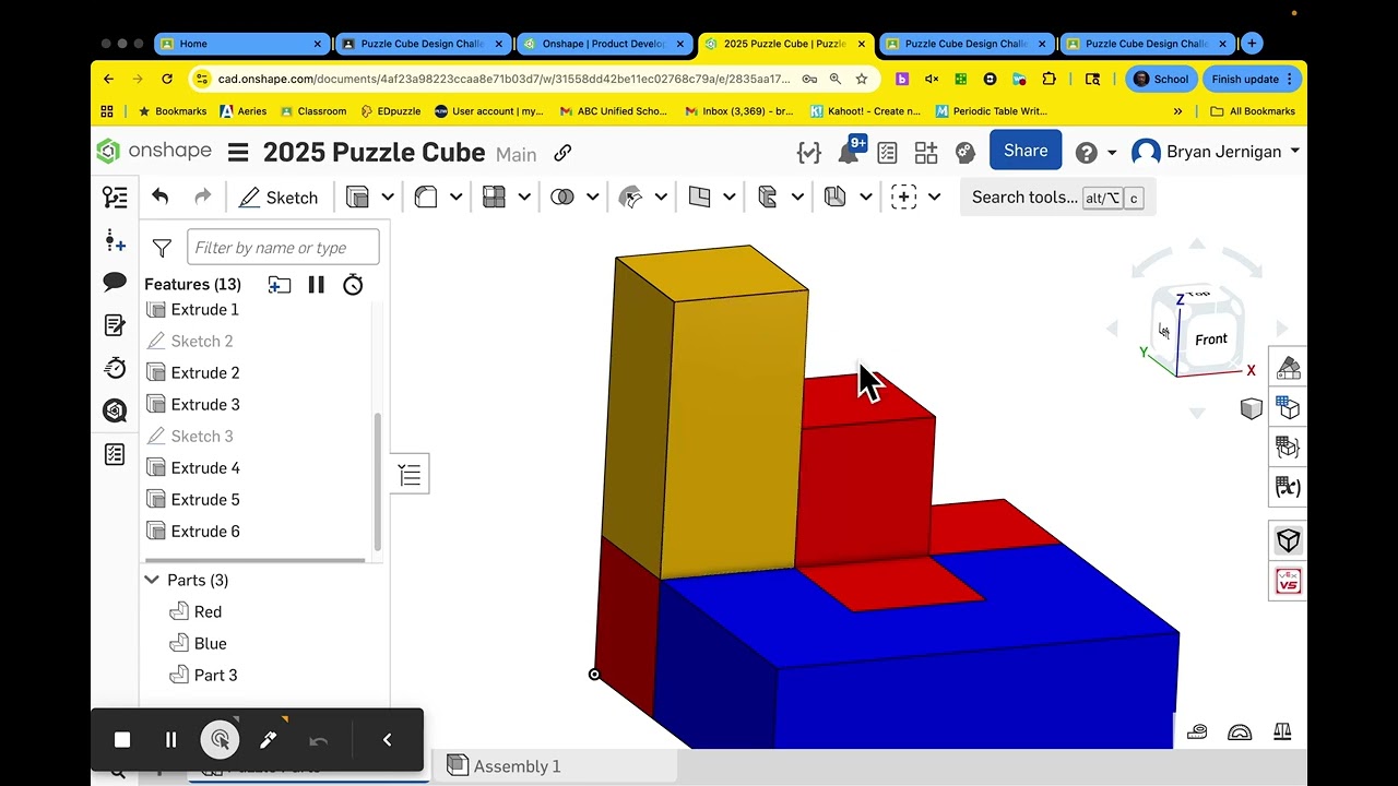 Making Puzzle Cube Parts